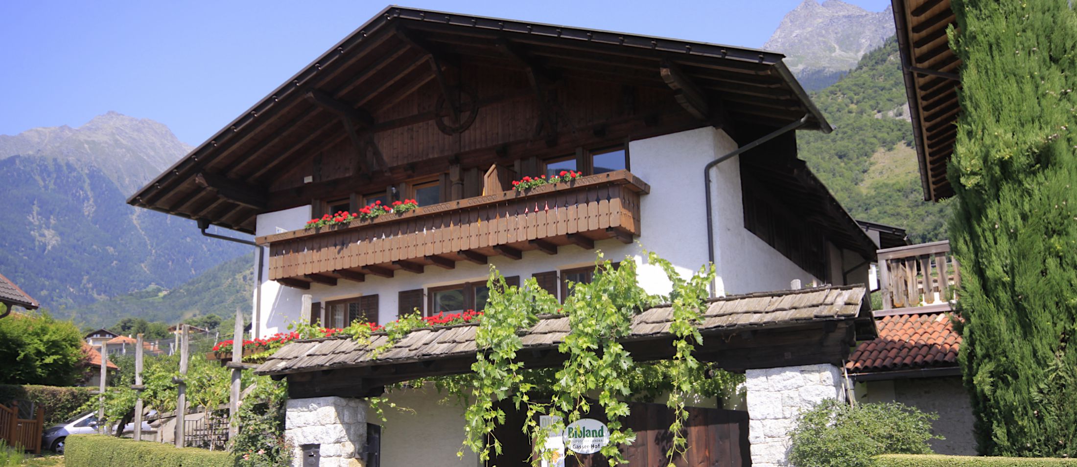 Urlaub auf dem Bauernhof Algund -  Appartements Gasserhof